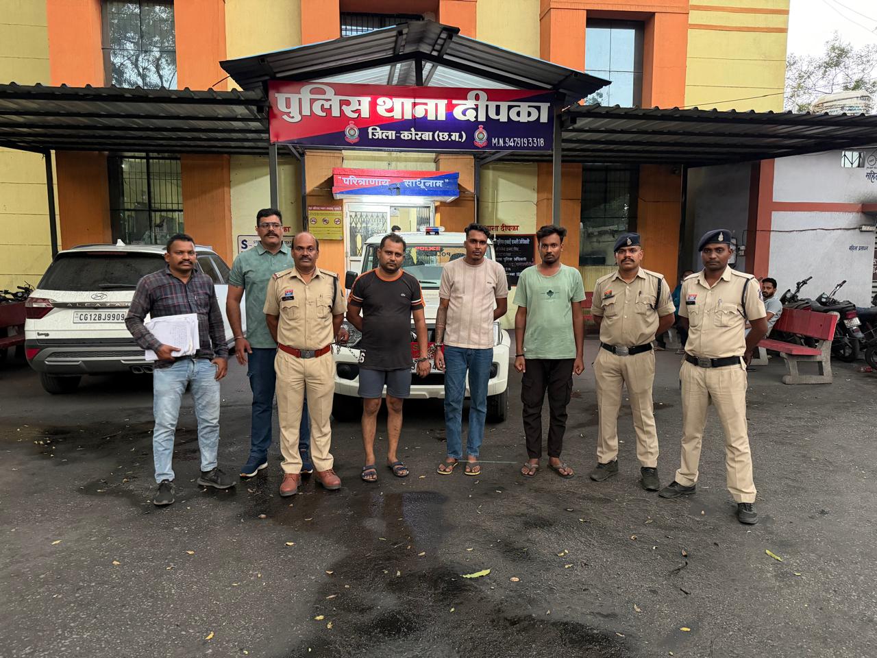 गेवरा और कुसमुंडा खदान से डीजल चोरी करने वाले गैंग का पर्दाफाश, 10 हजार का इनामी मास्टरमाइंड नवीन कश्यप 2 साथियों संग गिरफ्तार